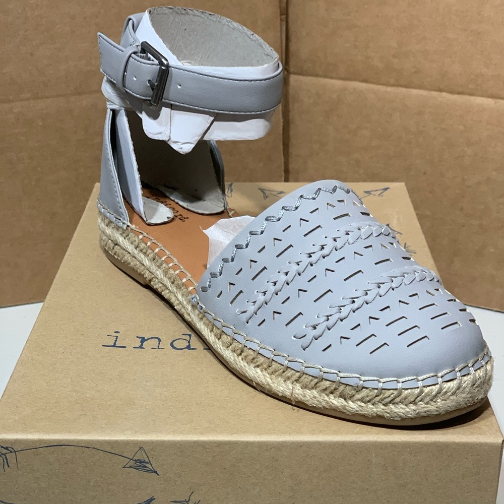 Indigo Ceenah Leather Closed Toe Casual AnkleStrap